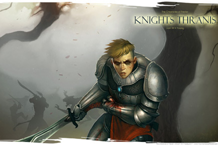 Knights Thranis wallpaper digital art by Hardy Fowler